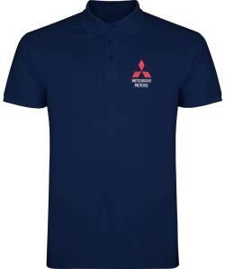 Mitsubishi motors lancer evo wrc embroidered polo tshirt 