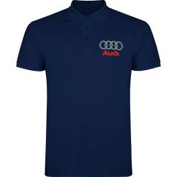 audi sport embroidery polo tee 